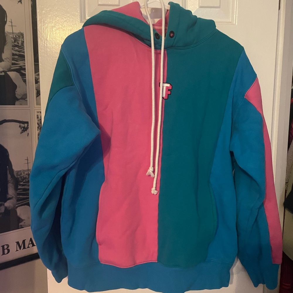 Teddy Fresh Color block Hoodie